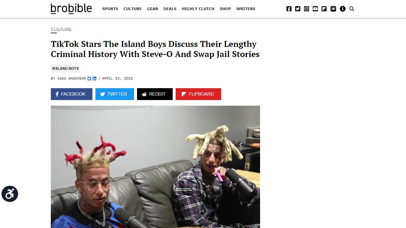 Island Boys Discuss Their Criminal History And Jail Stories With Steve-O